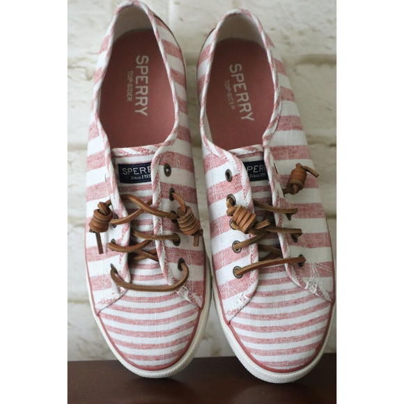 Sperry Women's Seacoast Strip Sneaker Casual Shoes Size‎ 9.5M - Picture 1 of 16